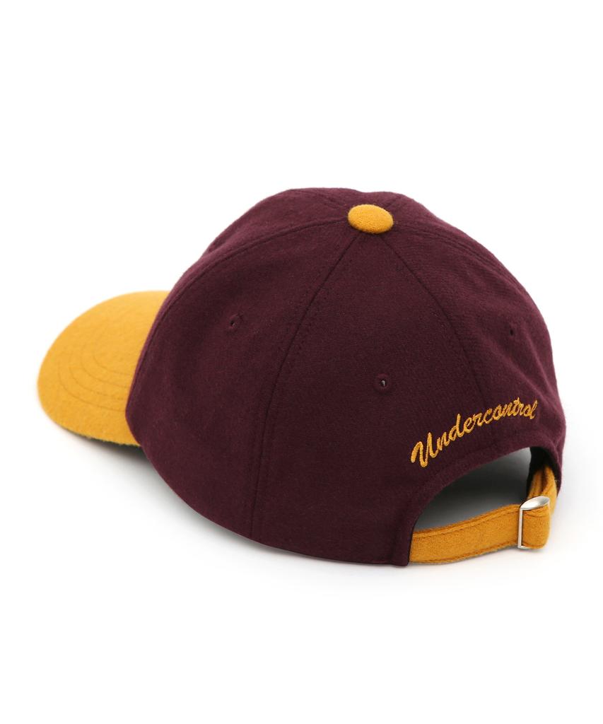 Eondeokeonteulol Unisex Autumn/Winter Flannel Color Block Soft Top Ball Cap Baseball Cap Sports Crew / Authentic B B / Wine Flannel