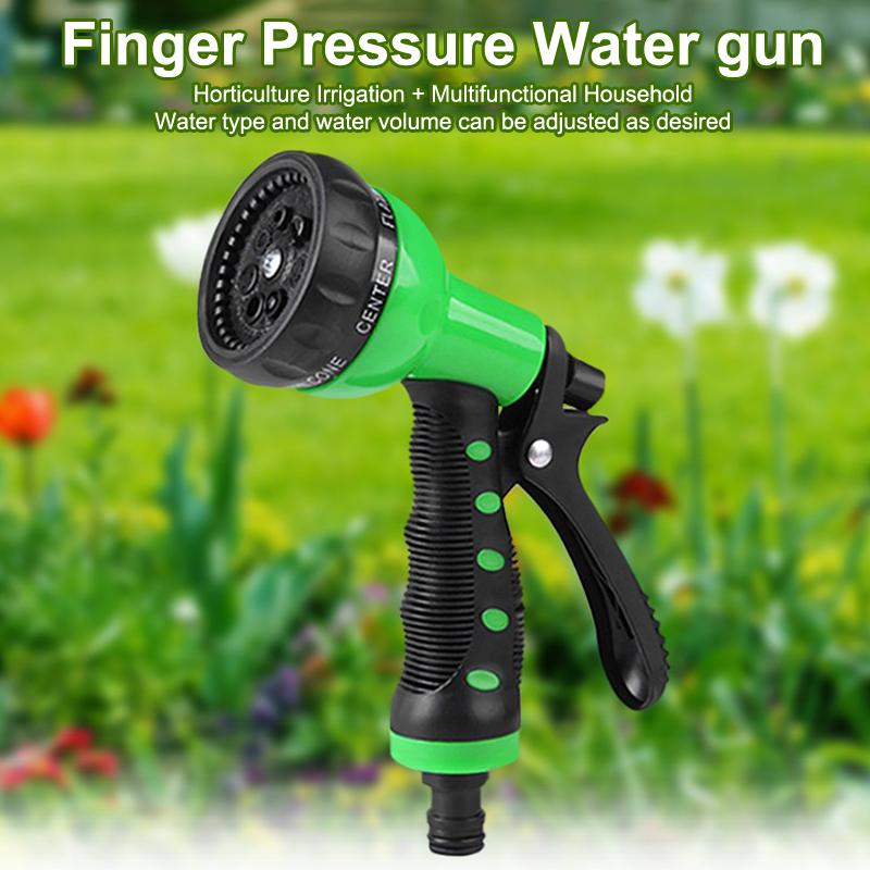 Garden Hose Spray Nozzle 7 IN 1 Adjustable Safe Non-Toxic Material for Kids Water Play Lawn Watering Car Washing Home Use