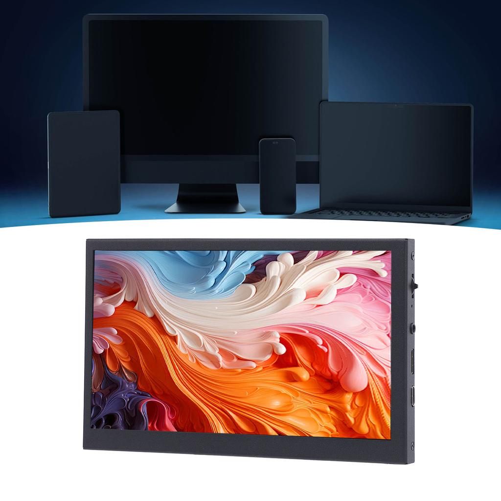 Ecran Portabil 7 Inch IPS 1024x600 HD Unghi de Vizualizare Complet 170° VESA Ecran Secundar PC pentru Computer