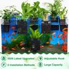 Fish Tank Plant Holder Adjustable Height Cultivation Cups Aquarium Plant Basket With Extendable Hook And Suction Cup For Fish