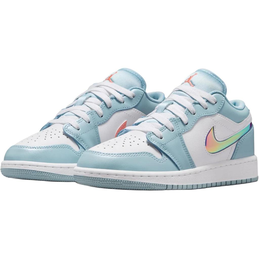 Air Jordan 1 Low SE GS Ocean Bliss Atomic Pink Kids Sneakers Blue White IM4422-400