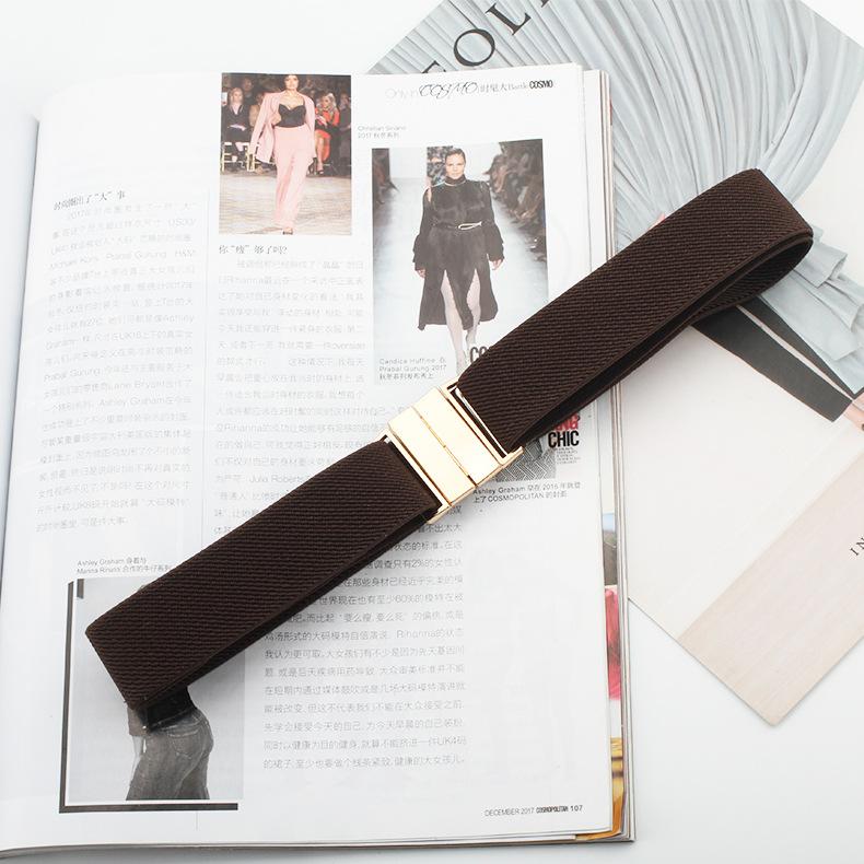 Lazy Belt Elastischer Elastischer Jeansgürtel Damen Dekoratives Taillensiegel Kein Stanzen