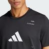Adidas Letter Logo Print Loose Short Sleeve T-Shirt Men Tops Black IS2403