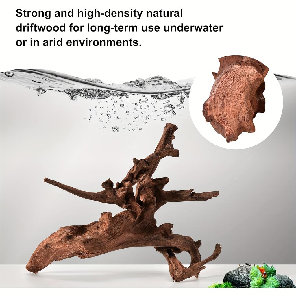 1 Stück Zufälliger Stil Natürliches Sinkendes Treibholz für Aquarium Fischbecken Dekoration Holz Wasserpflanzen Landschaftsdekoration