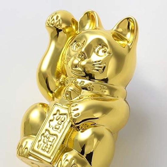 Maneki Neko Gold Color Platinum Weighty Usaya Original Design (Gold Color)