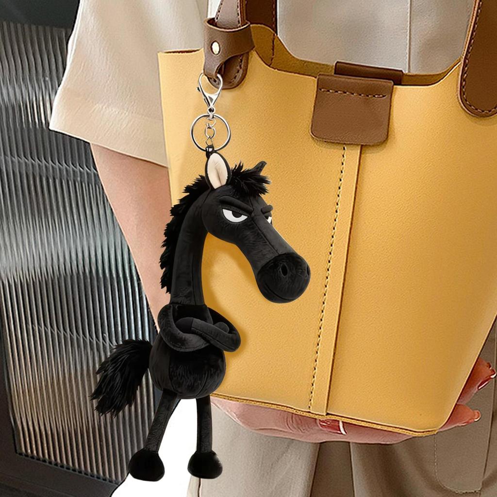 2026 Horse Purse Charm Cute Plush Decoration Pendant Cute Keychain Year Of The Horse For Backpack Boyfriend Friend Girl Women