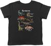 Collection Of Dinosaurs T-Rex Triceratops Raptor Kids T-Shirt Boys Girls Gift