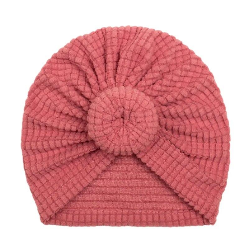 0-2Y Zimní Jarní Dětská čepice pro chlapce Dívky Jednobarevná Čepice Měkká Elastická Sametová čepice pro novorozence Roztomilá zateplená batole Příslušenství pro kojence