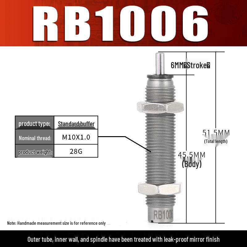 Amortizor Hidraulic cu Tampon pentru Roboți AC0806 1007 AD1416