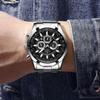 Men's Steel Strap Watch, Calendar Student Men's Quartz Watch