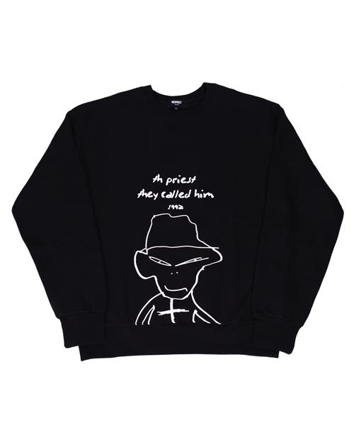 Свитшот  Уважайте священника Black/M