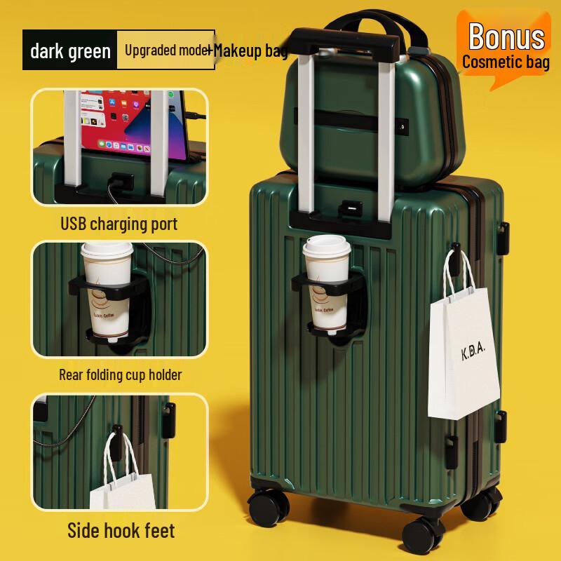 

Kuaichi Durable Password Lock Luggage Set