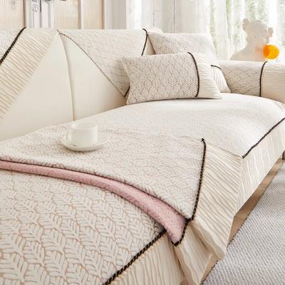 Modern Minimalist Style Chenille Sofa Cushions Four Season Universal Anti Slip Dustproof Sofa Cover Cloth Towel For Living Room