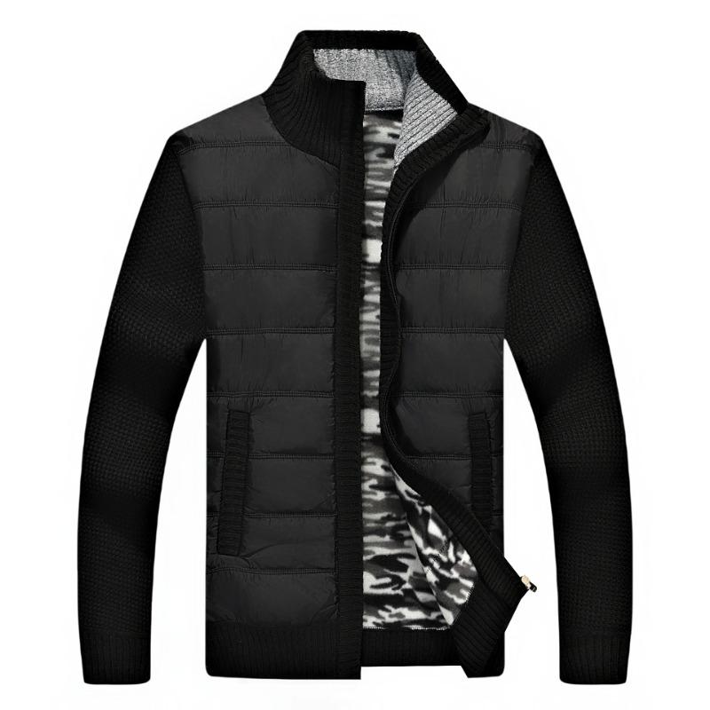 Herren Pullover Jacke Mode Wintermantel Fleece Kapuzenpullover Hohe Qualität Luxus Kariert Kapuzenstrickjacke Männliche Oberbekleidung