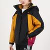 Adidas Color Block Sports Hooded Warm Down Jacket Winter Women Jackets Black GF0014