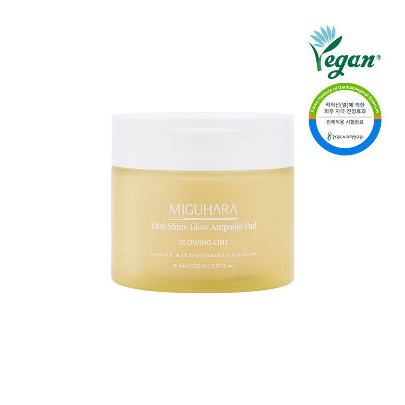 Vital Shine Glow Ampoule Pads 70 Sheets