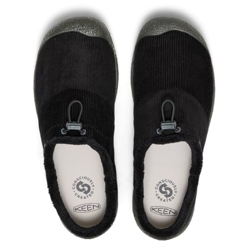 KEEN HOWSER III SLIDE Men's Sneakers, BLACK/MAGNET, Size 26.5 Cm