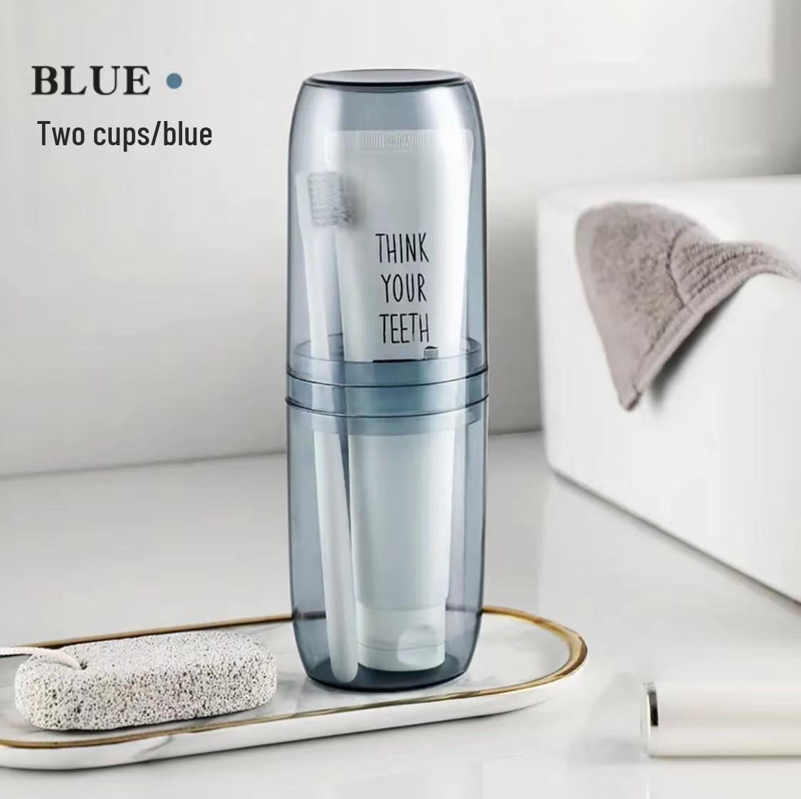 

Portable Travel Toothbrush & Toothpaste Set with Transparent Mug 401-500 ml