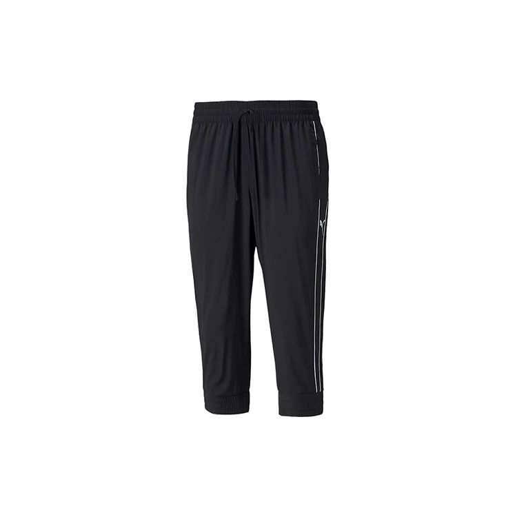 

Мужские джоггеры с однотонным логотипом Puma и тканой тканью, черные 521681-01 M
