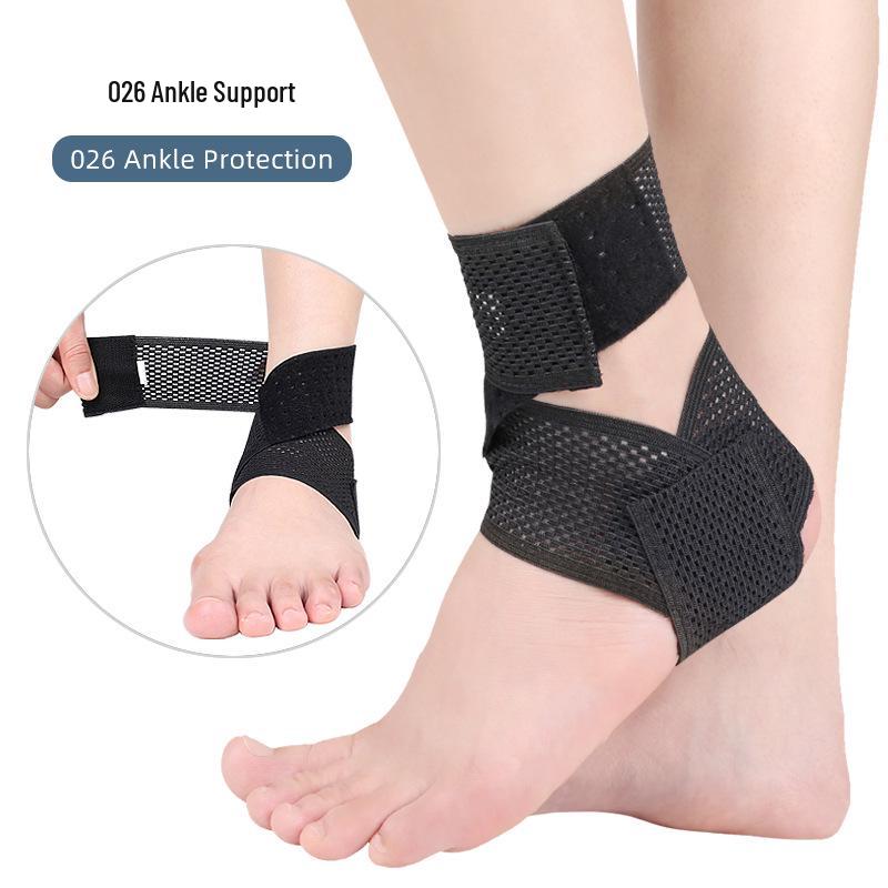 Breathable Summer Ankle Brace with Compression & Anti-Sprain Support Medium