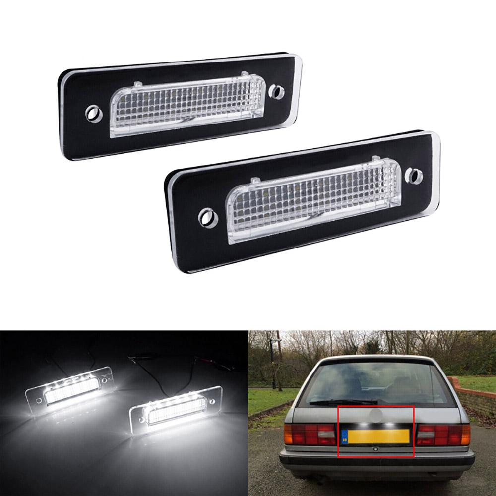 2x LED License Plate Light Lamp For BMW 3' E30 5' E28 E12 7' E23 Z1 63261372766