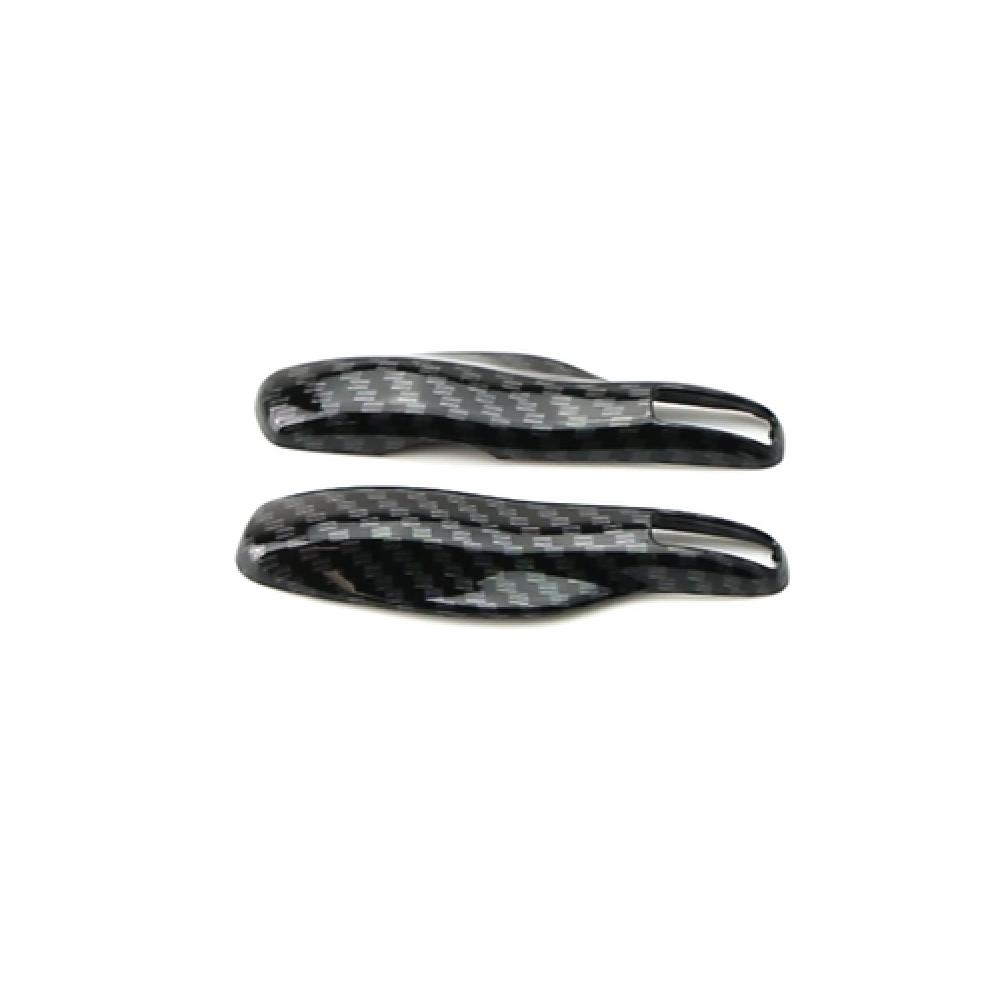 Carbon Remote Smart Key Shell Holder Cover For Porsche Cayenne Panamera Macan