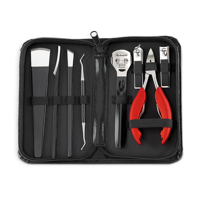 High-End German Stainless Steel Manicure Set: Multi-functional Nail Clippers & Beauty Care Tools