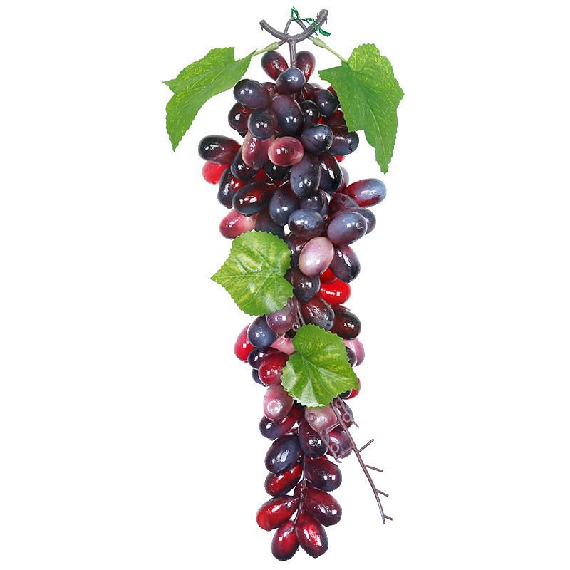 Artificial Grape Cluster Decoration – Green Frosted Grapes Prop for Display or Shooting