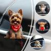 Dog Car Air Freshener Clips Lightweight Acrylic Cattle Vent Clip Dog Car Ornaments Pug Animal Loves Gifts Car Accessories Interior Decoration