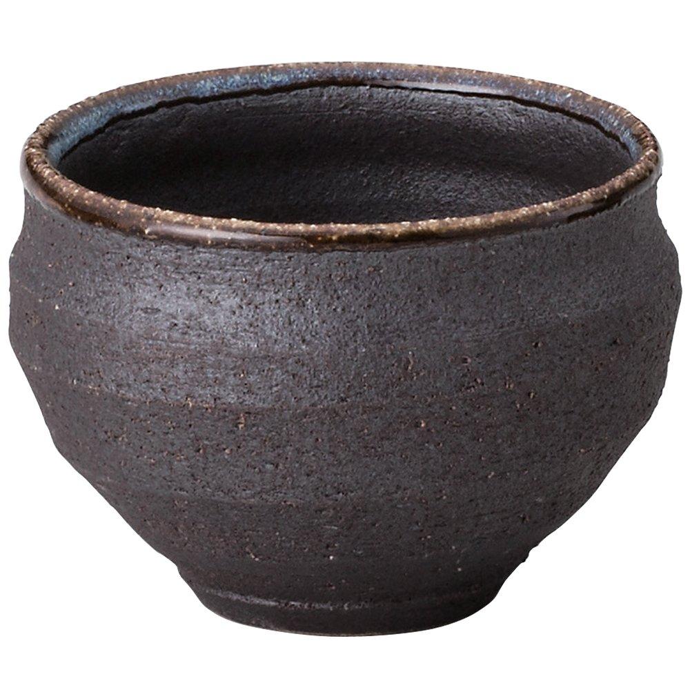Yamashita Crafts Black and White Flowing 15026100 Teacup, White, 9.8×7cm (300cc), Design,