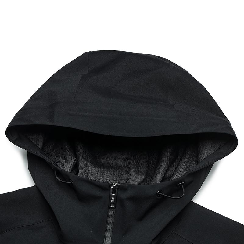 FILA Comfortable Casual Hooded Long Sleeve Jacket Men Jacket Black F11M512707-FBK