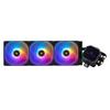 Thermalright Frozen Prism 360 Black ARGB 120mm ARGB PWM Fan Liquid CPU Water Cooler, 360 Black Cold Row Specification, Computer Water Cooler for
