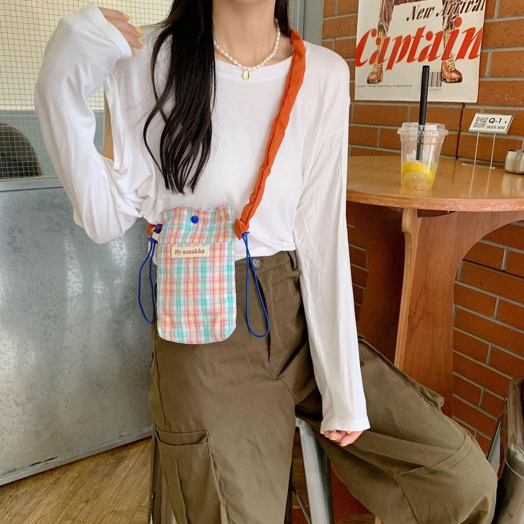 Dámská malá čtvercová mobilní taška Crossbody Mini přes rameno Nákupní taška