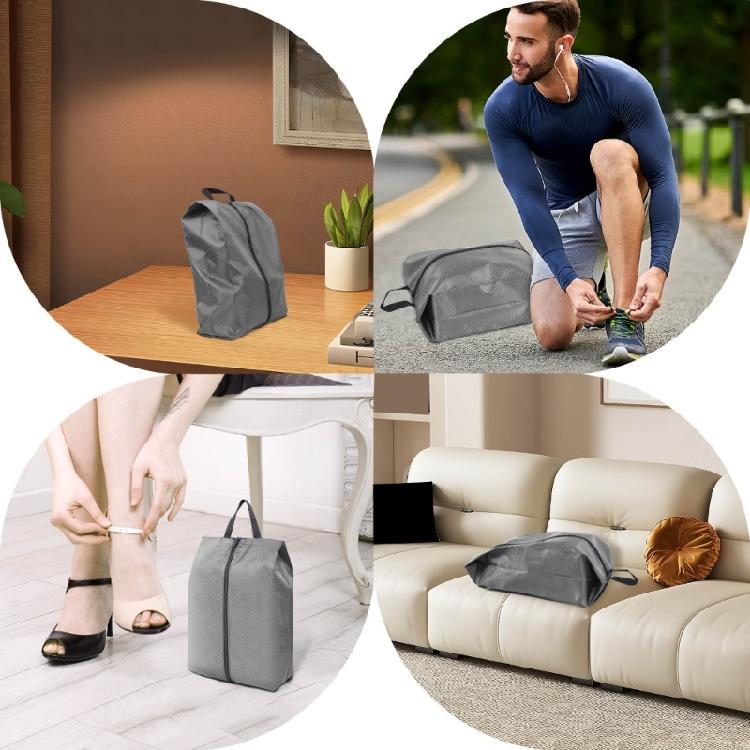 Travel Shoe Organizer Practical Fabric Dustproof Case Sports Shoe Storage Bag for Business Trip Camping Essential