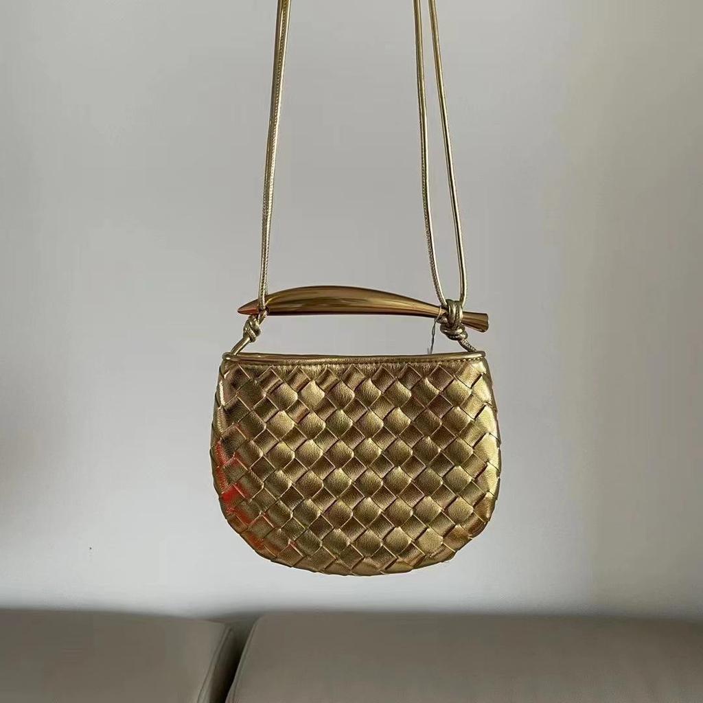 Sac Dumpling en Cuir Tissé Haut de Gamme pour Femmes 2023 – Style Épaule/Bandoulière Polyvalent