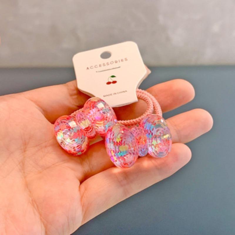 2pcs Elastic Hair Bands for Baby Girls Candy Color Hair Ring Hair Rope Children Headwear Kids Toddler Accessories