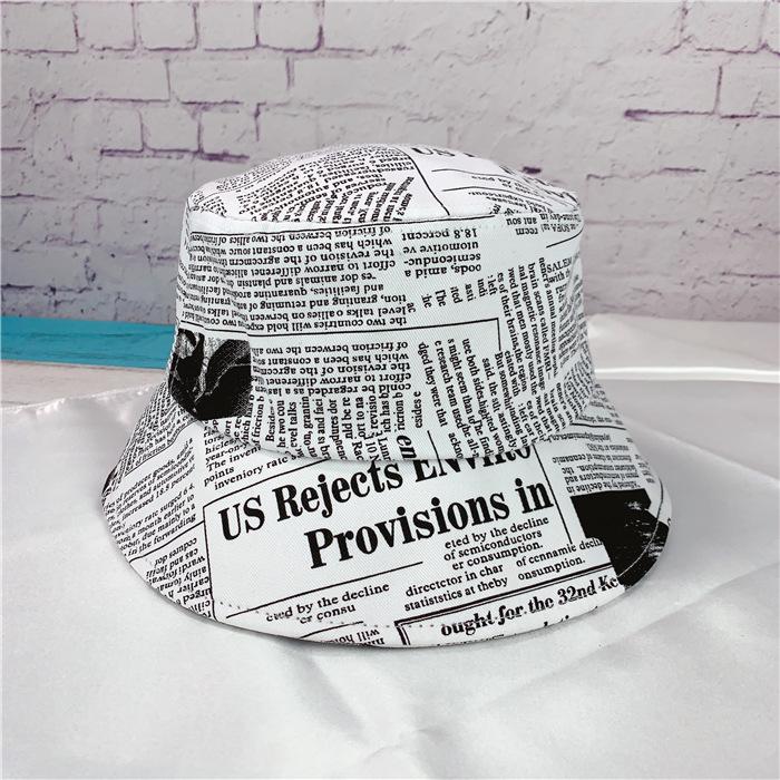 Spring and Autumn Hat Women's Bucket Hat Double-sided Outdoor Sunscreen Sun Hat Men's Basin Hat