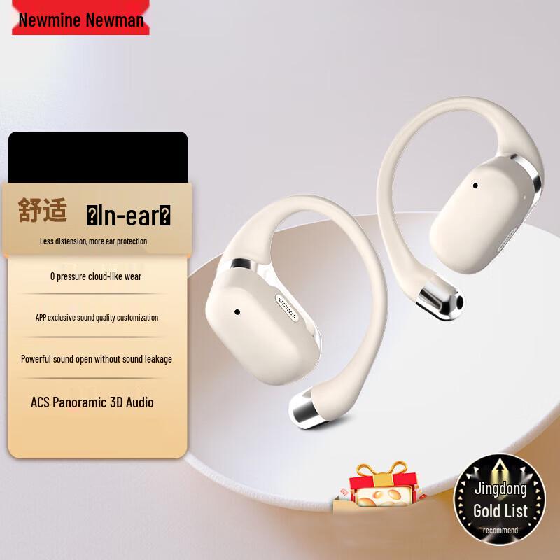 

Newsmy Q9 True Wireless Open-Ear Clip-On Bluetooth Headphones