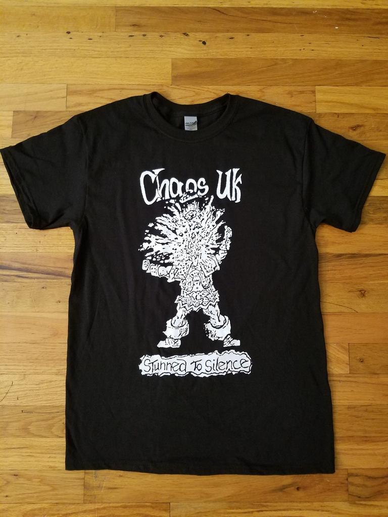 Chaos Uk - Stunned to Silence Shirt chaos uk, 1980s punk, hardcore Unisex Tee