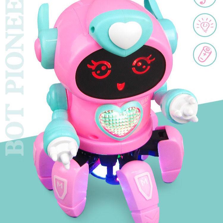 Electric Cartoon Dancing Octopus Toy with Music & Lights for Kids