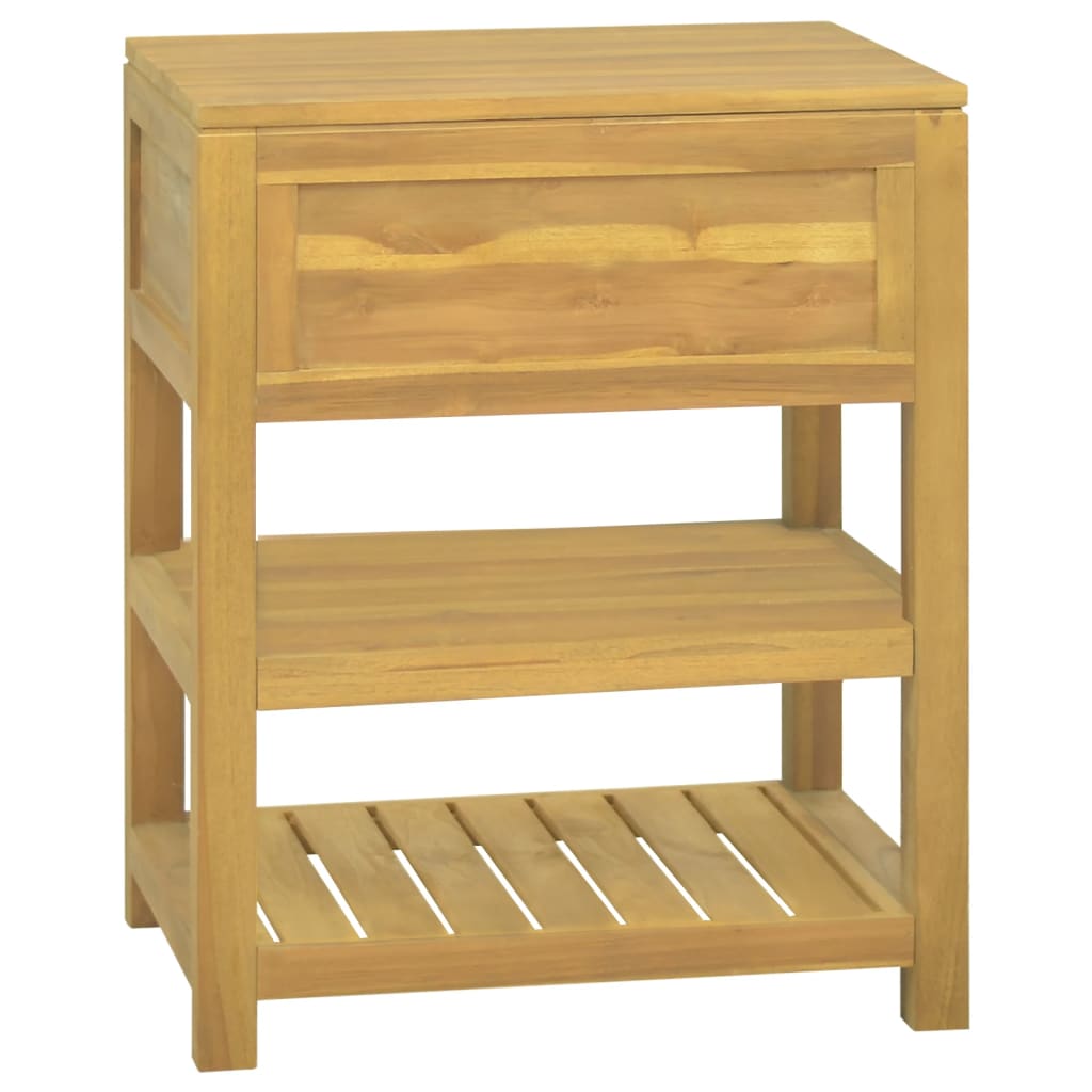 Bathroom Cabinet 60 x 45 x 75 cm Solid Teak Wood