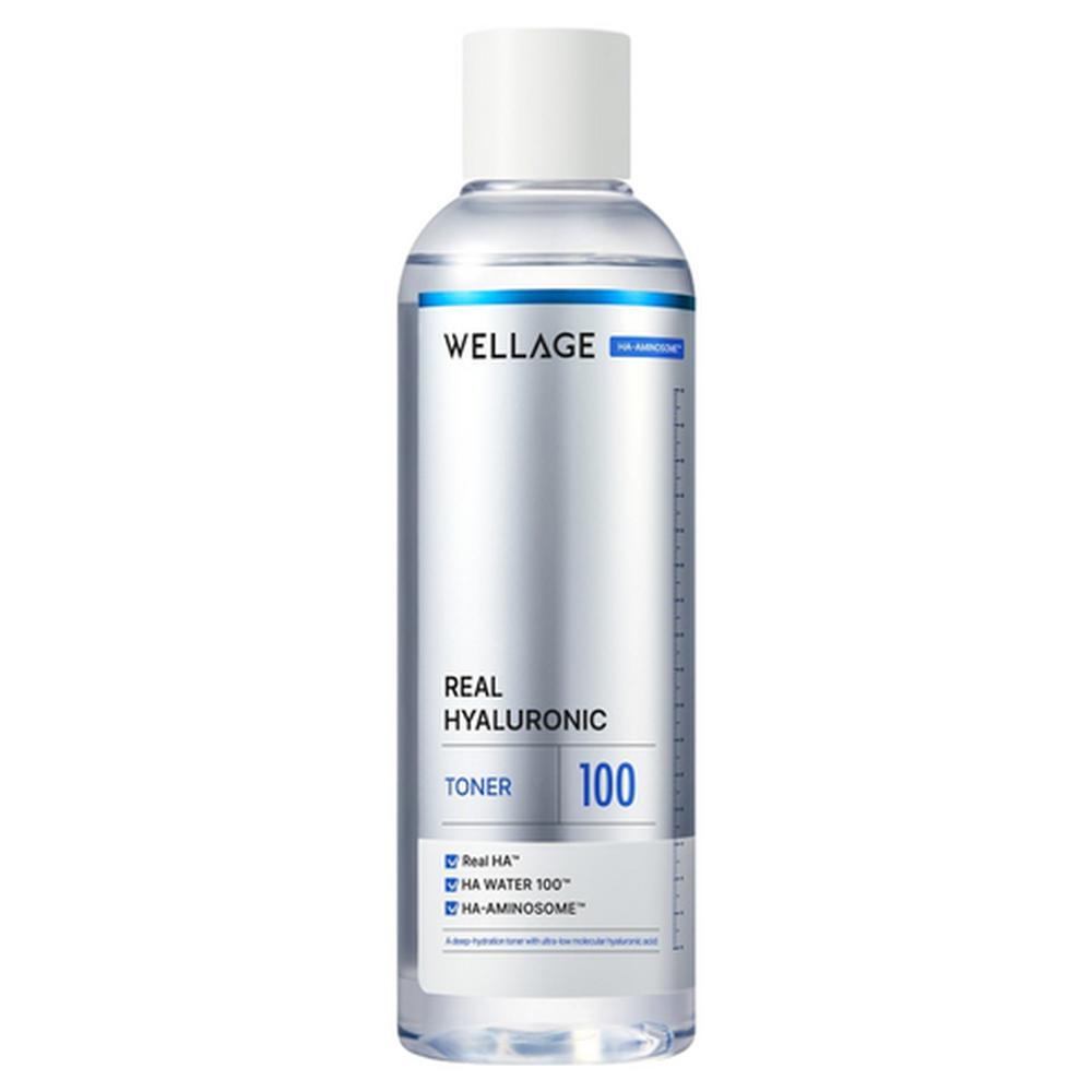 

Wellage Real Hyaluronic 100 Toner 200ml Hydrating, Korean 200ml