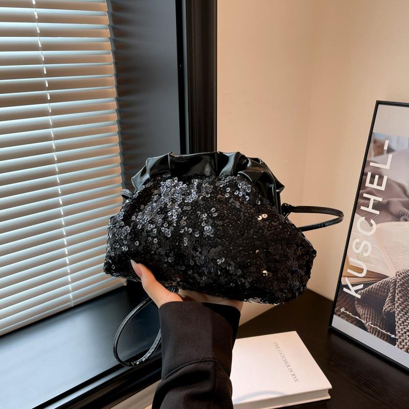 Sequined banquet bag women's personality trendy fashion women's shoulder chain bag new handbag light luxury