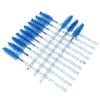 100PCS Crystal Mascara Brushes,Disposable Eyelash Mascara Brushes Wands Applicator Eyebrow Brush Makeup Brush Kits (Blue)