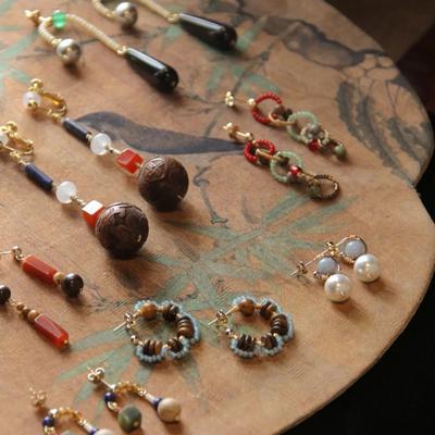 Retro Earrings Design Sense Personality Versatile Earrings Earrings Ethnic Style High-end Temperament Earrings