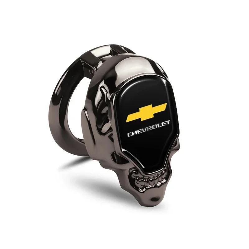 

для Chevrolet SILVERADO AVEO Cavalier Corvette Cobalt CAPTIVA SPARK TRAX CRUZE MALIBU Наклейка на крышку кнопки Start-Stop двигателя автомобиля Череп
