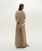 Meuameu Layered Pin Tuck Slacks