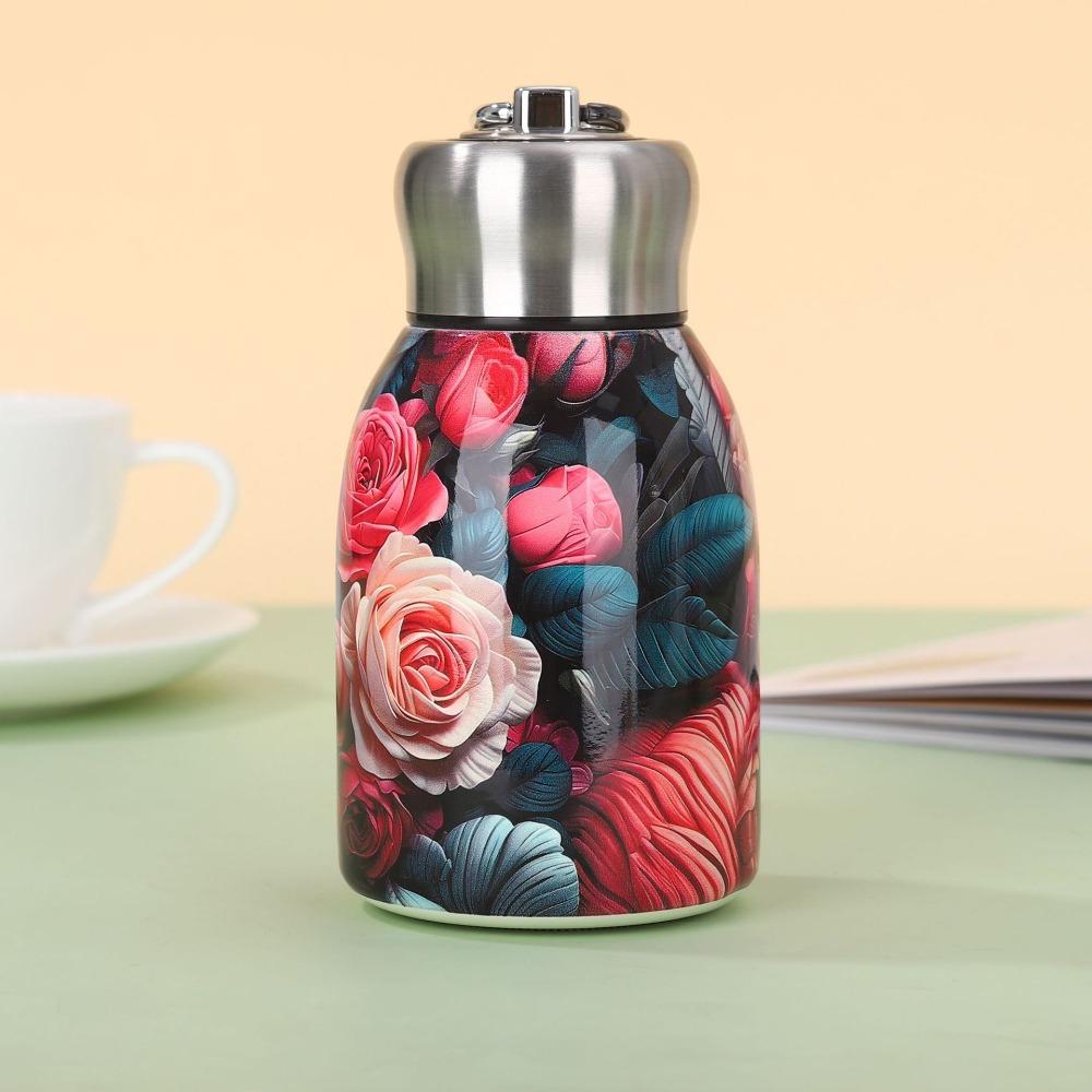 Stainless Steel Insulated Cup 300ml Slim Insulated Thermal Water Bottle  Outdoor Hiking