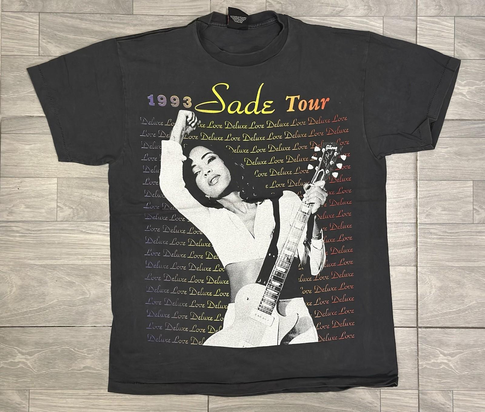 SADE vintage 1993 LOVE DELUXE WORLD TOUR t shirt Unisex T-Shirt L