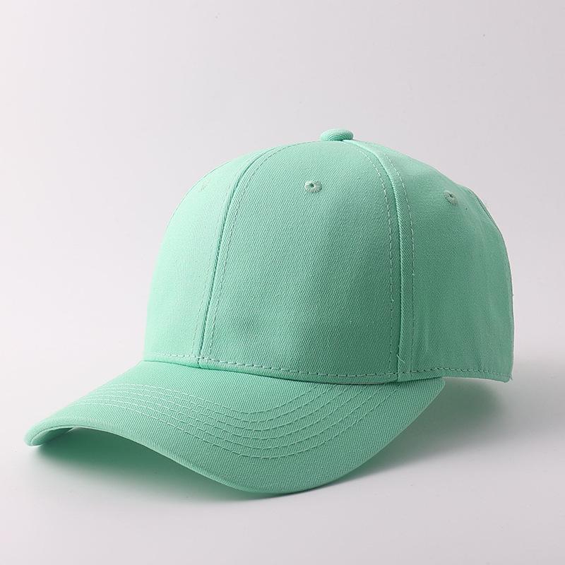 Pure cotton simple light board baseball cap fashionable hard top wide brim sunshade cap spot